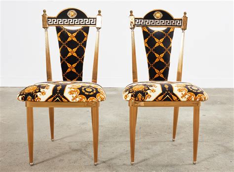 versace dining chairs for sale|Versace dining chairs.